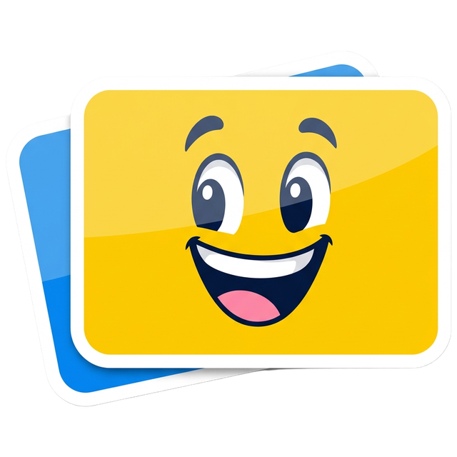 Stickers met afgeronde hoeken met de RegelJeStickers-mascotte